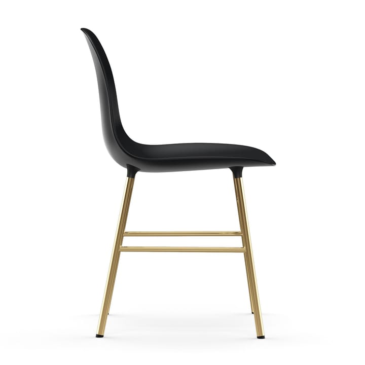 Silla Form patas latón, negro Normann Copenhagen