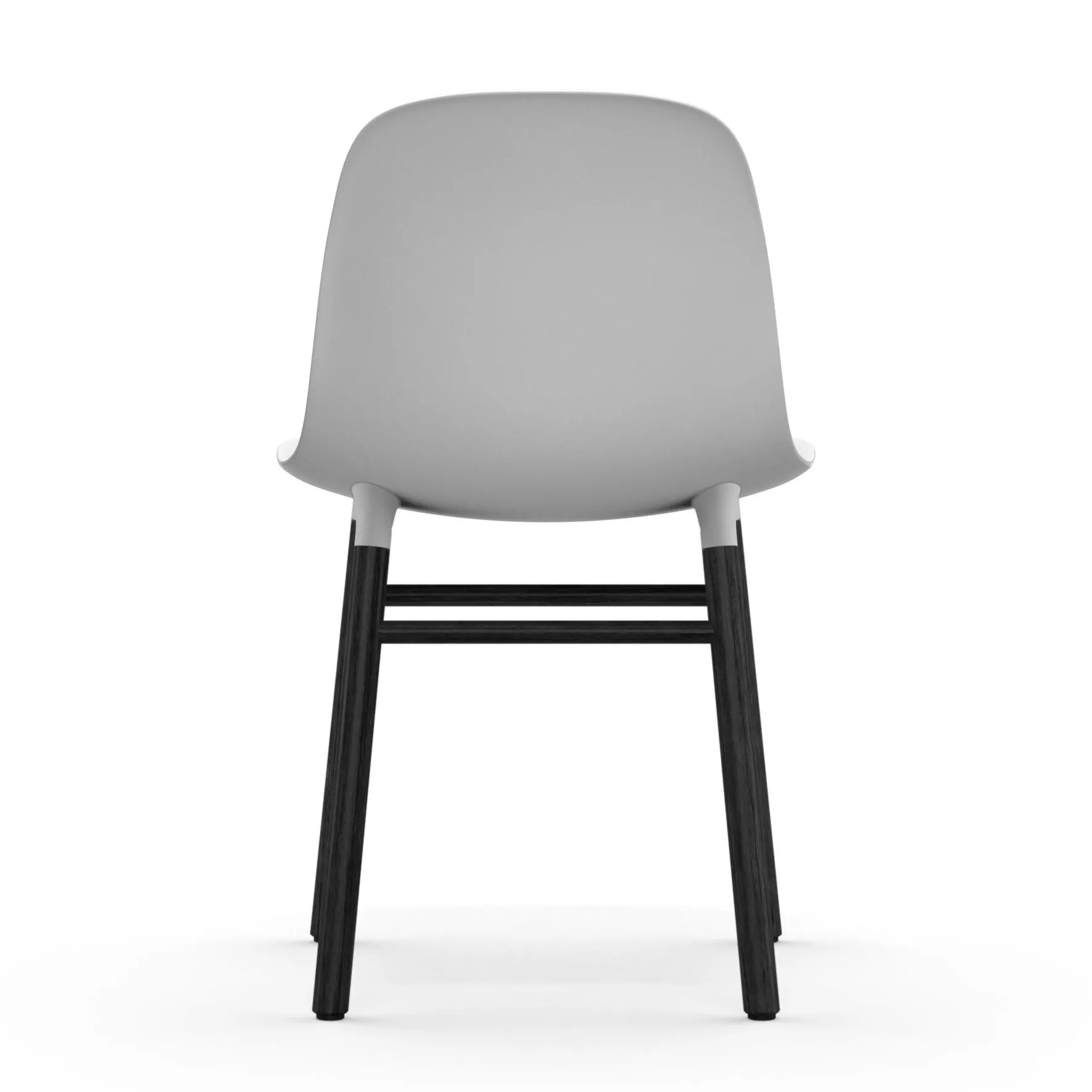 Silla Form patas negras, blanco Normann Copenhagen