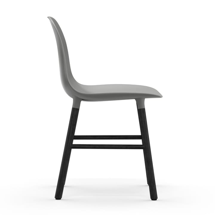 Silla Form patas negras, gris Normann Copenhagen