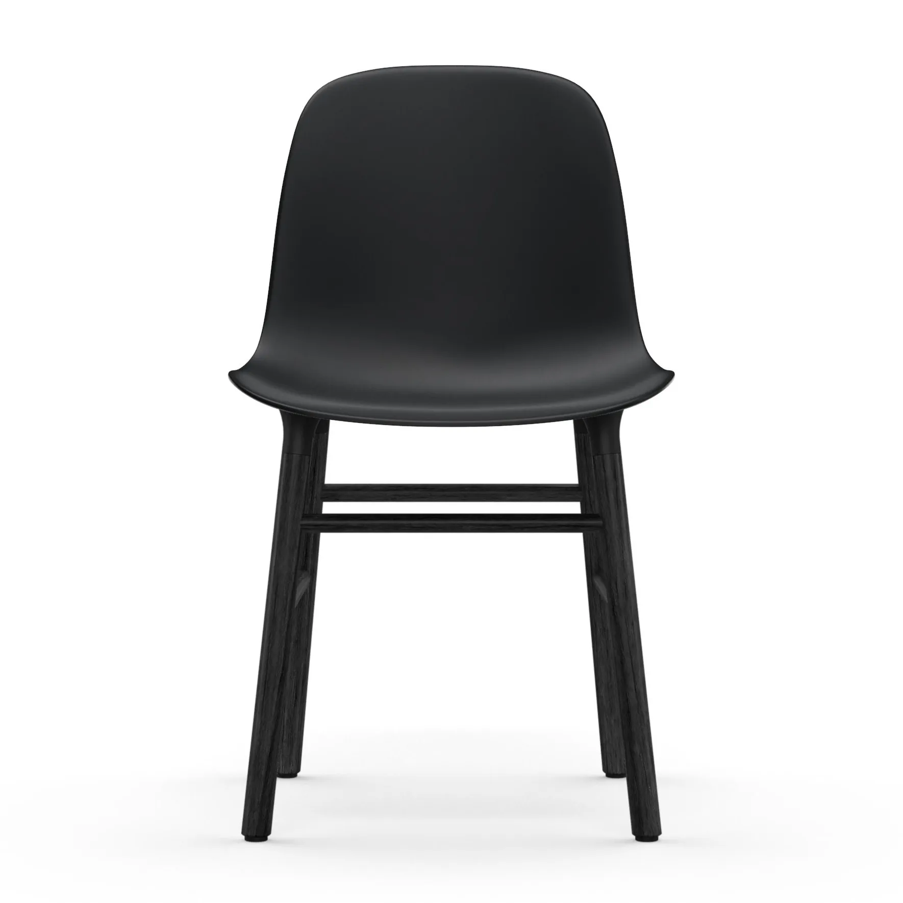 Silla Form patas negras, negro Normann Copenhagen