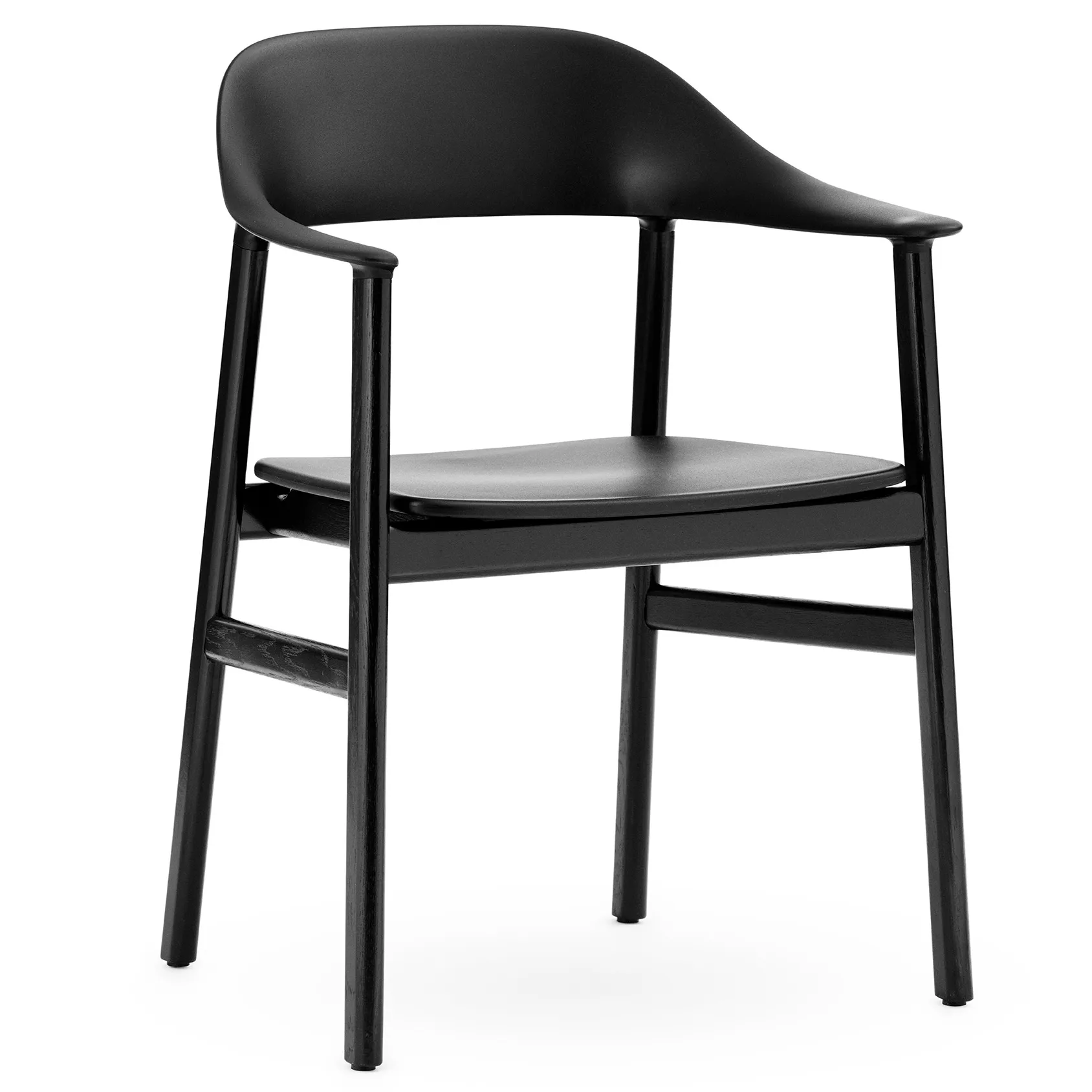 Silla Herit reposabrazos negro roble, negro Normann Copenhagen