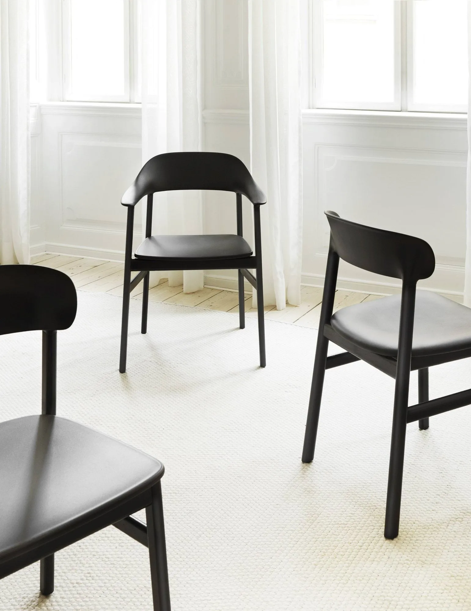 Silla Herit roble ahumado, Dusty Green Normann Copenhagen