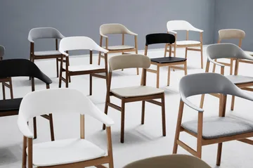Silla Herit roble ahumado - Dusty Green - Normann Copenhagen