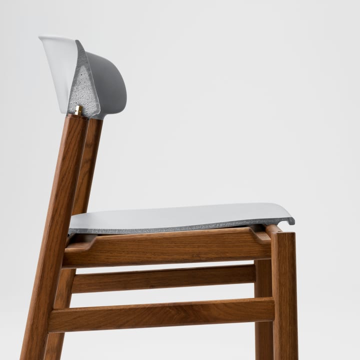 Silla Herit roble ahumado, Gris Normann Copenhagen