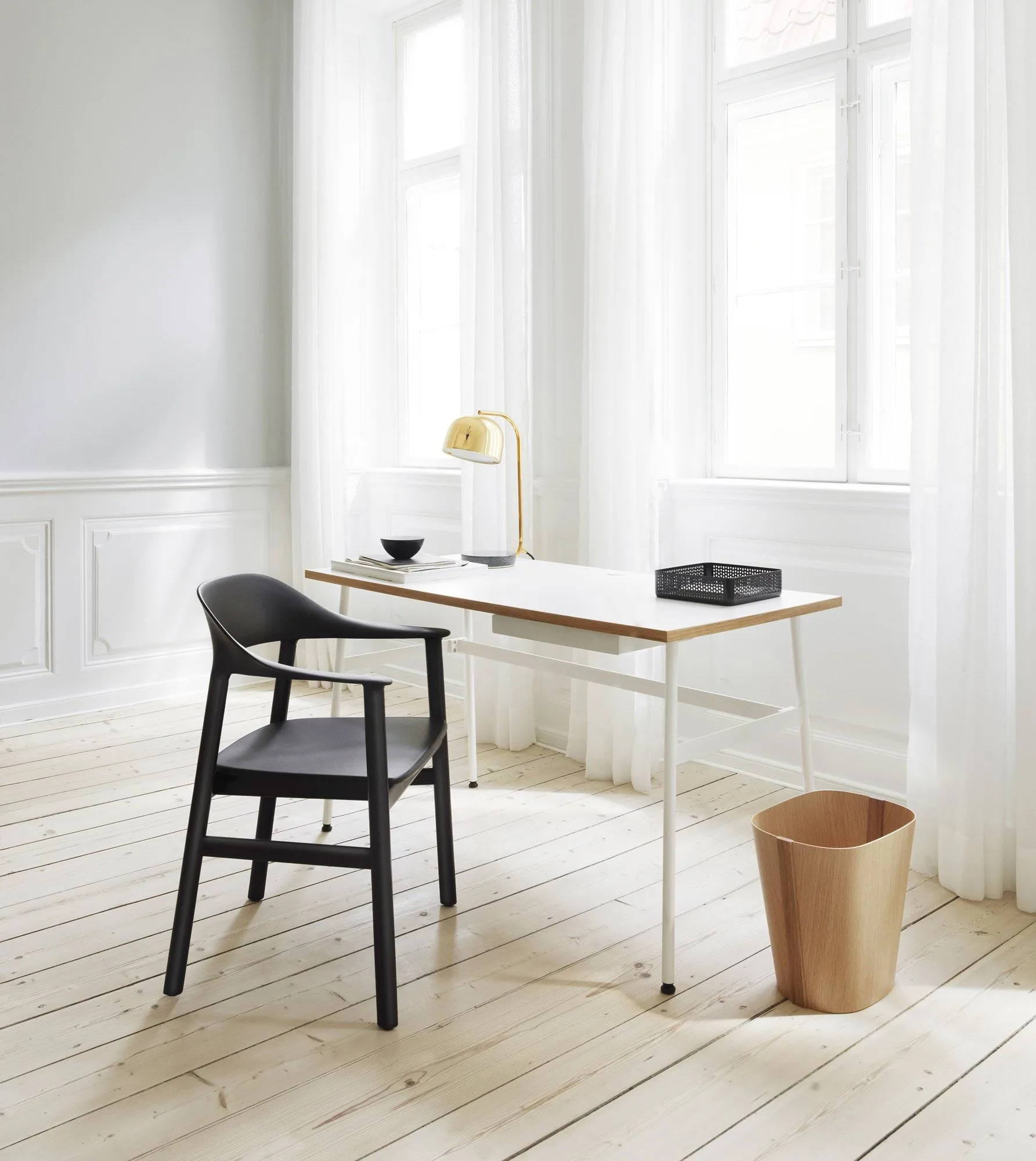 Silla Herit roble, Dusty Green Normann Copenhagen