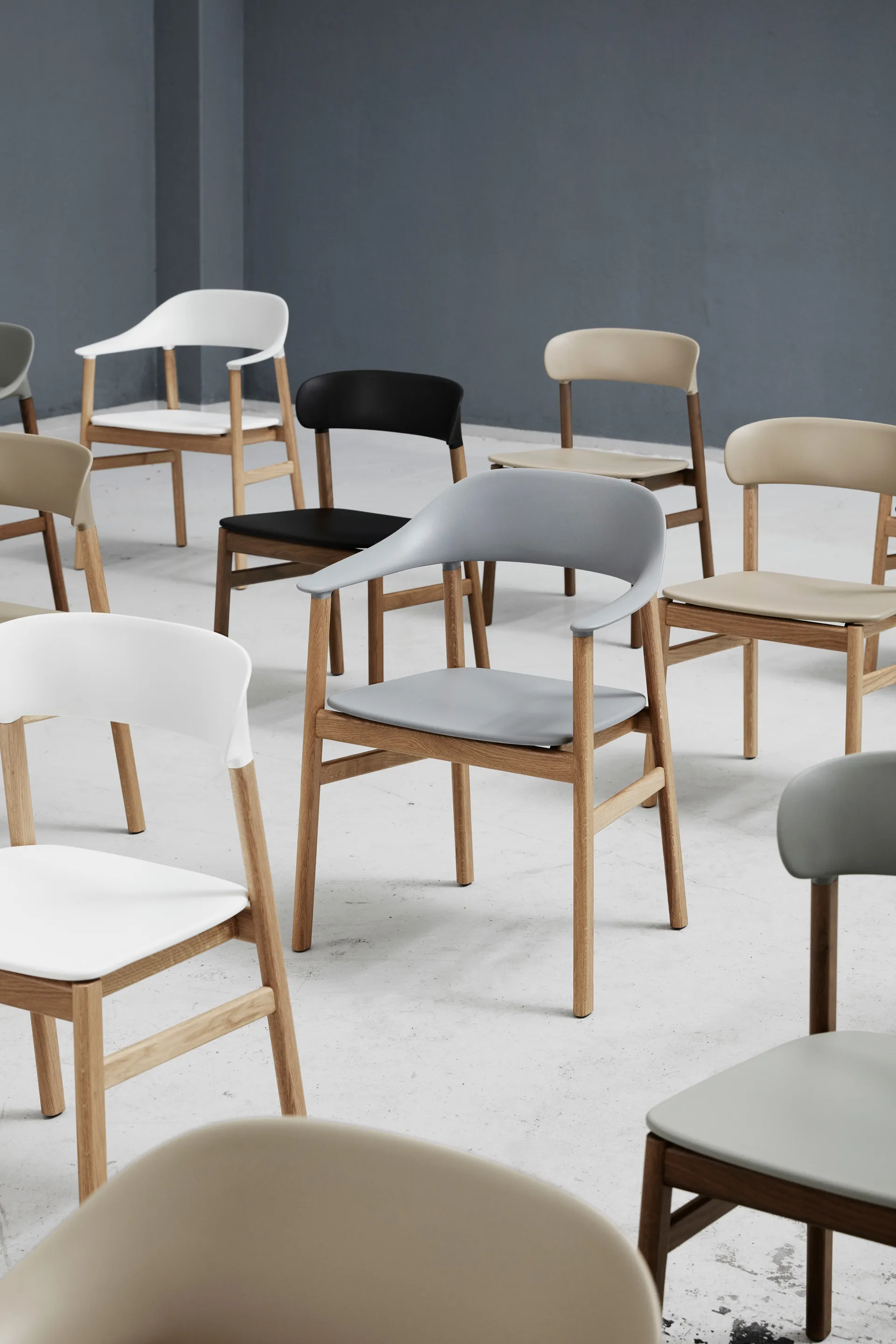 Silla Herit roble, White Normann Copenhagen