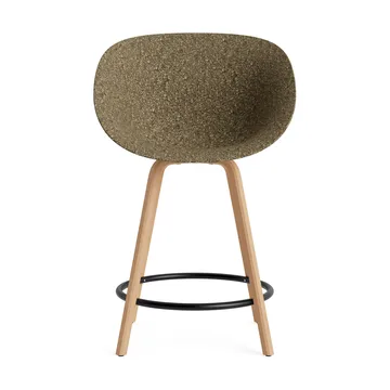 Silla Mat Bar Chair 65 cm - Seaweed-beech-black steel - Normann Copenhagen