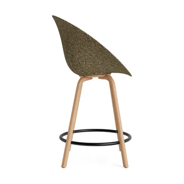 Silla Mat Bar Chair 65 cm - Seaweed-beech-black steel - Normann Copenhagen