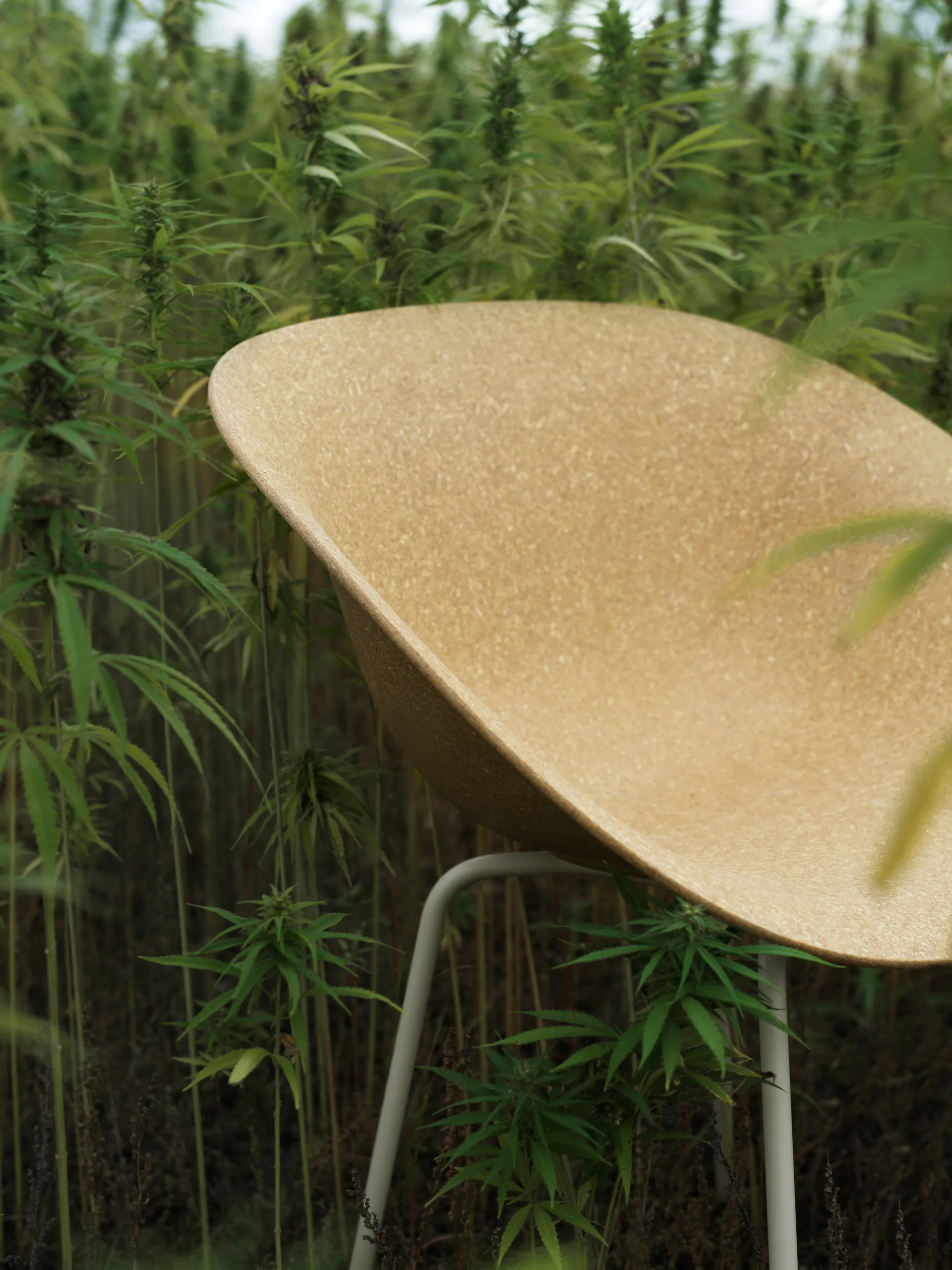 Silla Mat Chair, Hemp-cream steel Normann Copenhagen