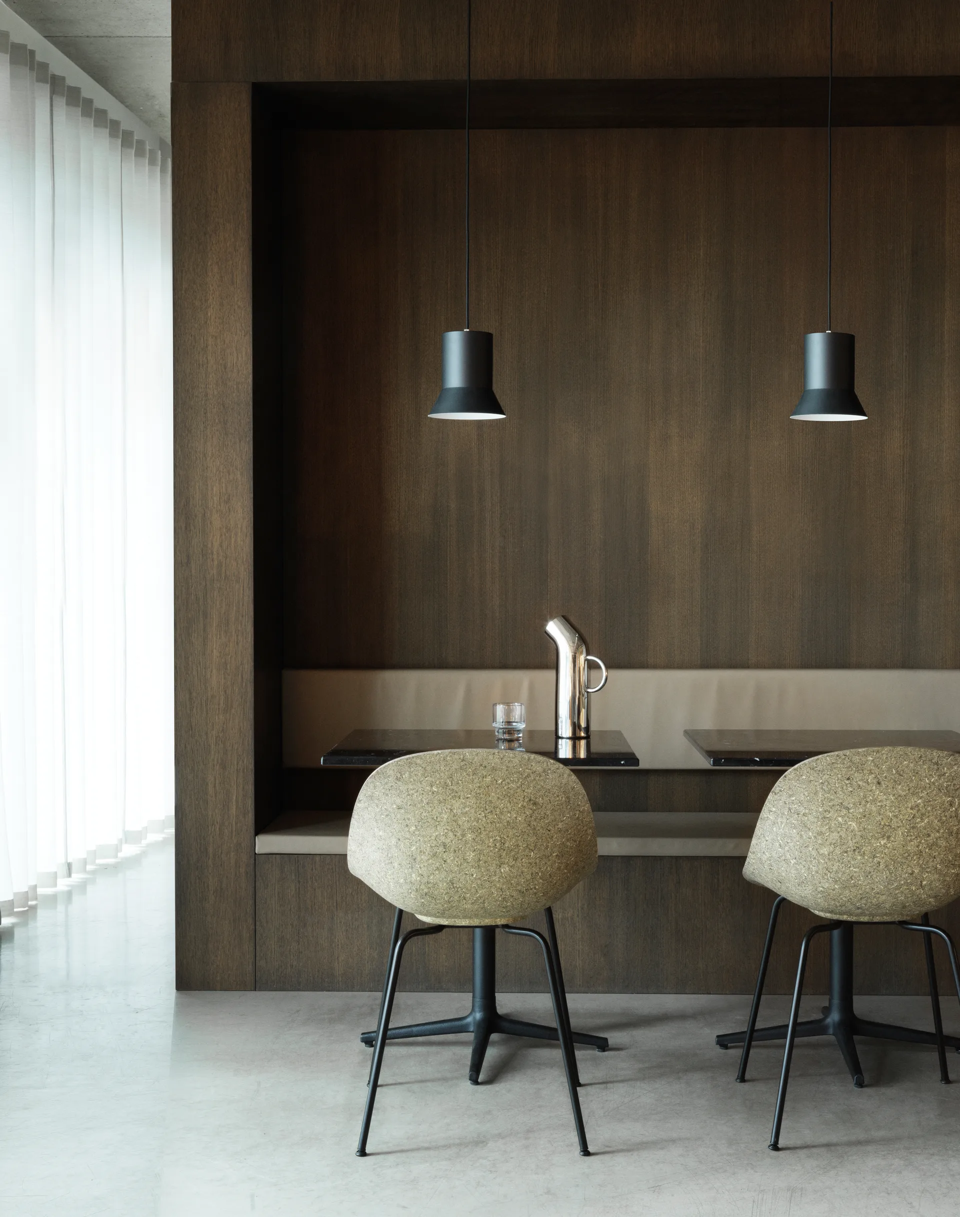 Silla Mat Chair, Seaweed-black steel Normann Copenhagen