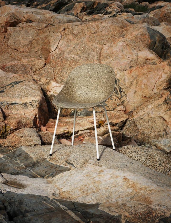 Silla Mat Chair, Seaweed-cream steel Normann Copenhagen