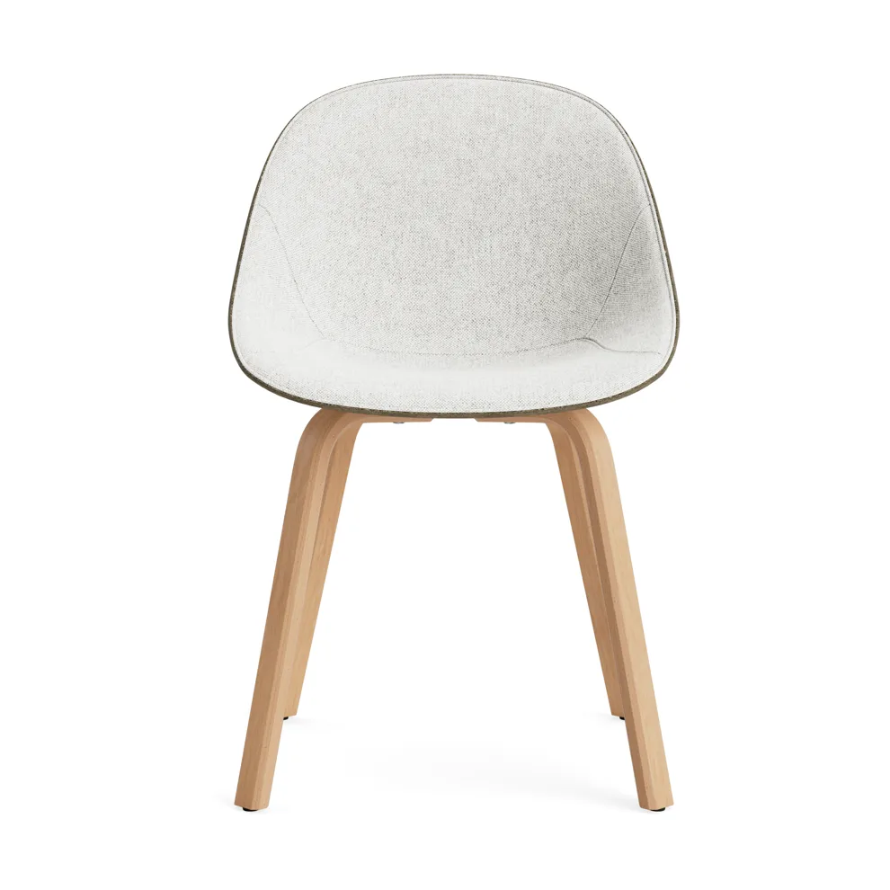 Silla Mat Chair tapizada por delante, Hallingdal 110-seaweed-haya  Normann Copenhagen