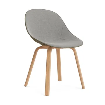 Silla Mat Chair tapizada por delante - Remix 133-seaweed-haya  - Normann Copenhagen