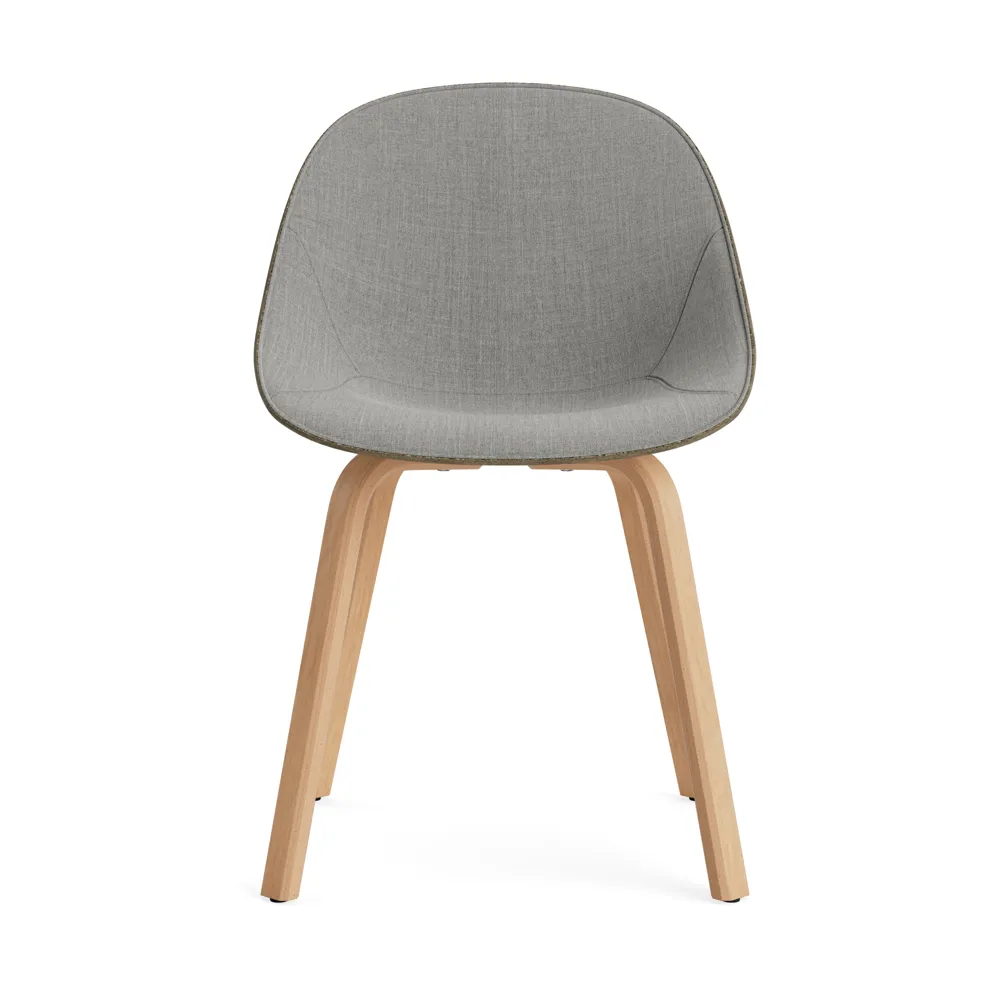 Silla Mat Chair tapizada por delante, Remix 133-seaweed-haya  Normann Copenhagen