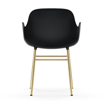 Silla reposabrazos con patas de bronce Form - Negro - Normann Copenhagen