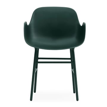 Silla reposabrazos con patas de metal Form - Verde - Normann Copenhagen