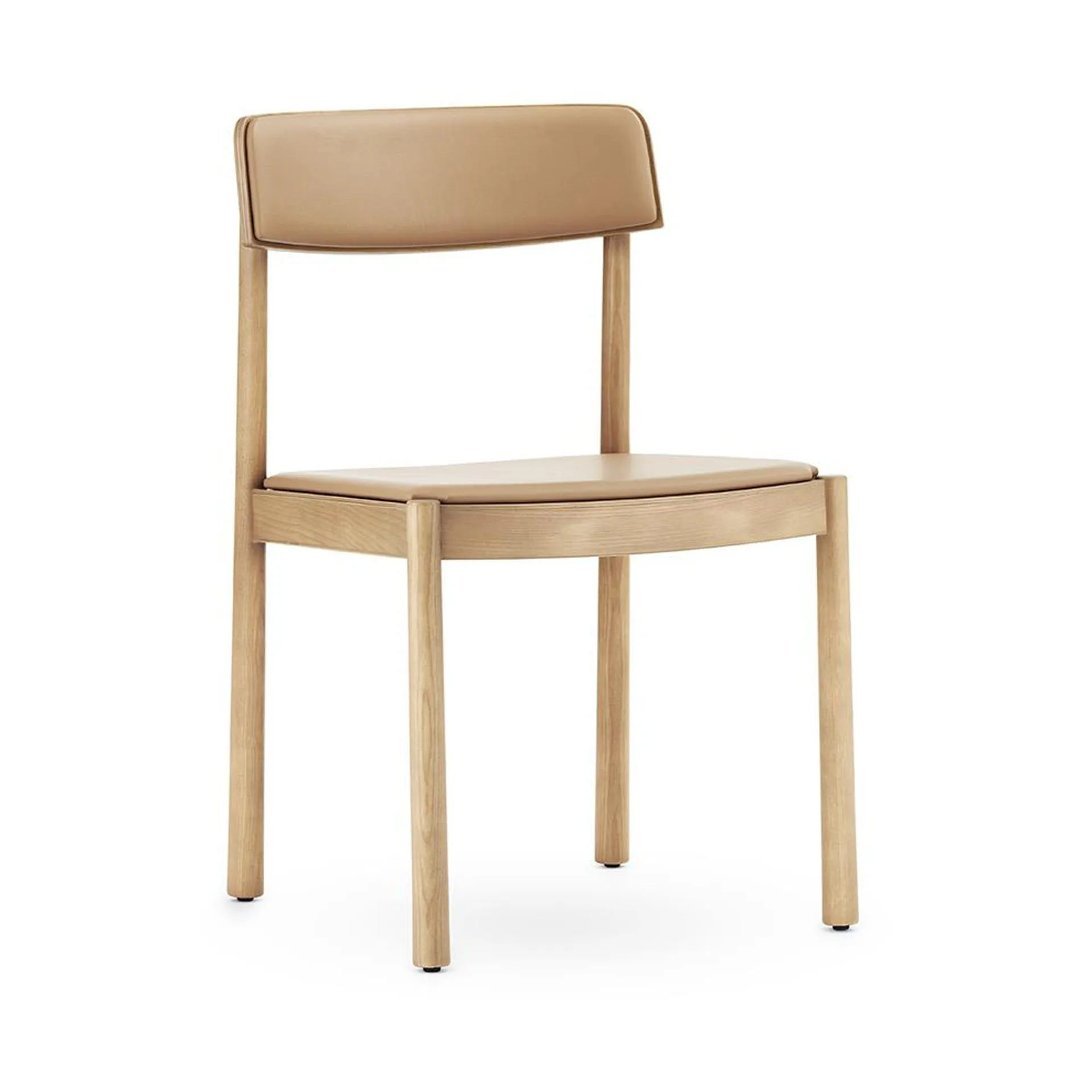 Silla Timb con cojín, Tan/ Ultra Leather - Camel Normann Copenhagen