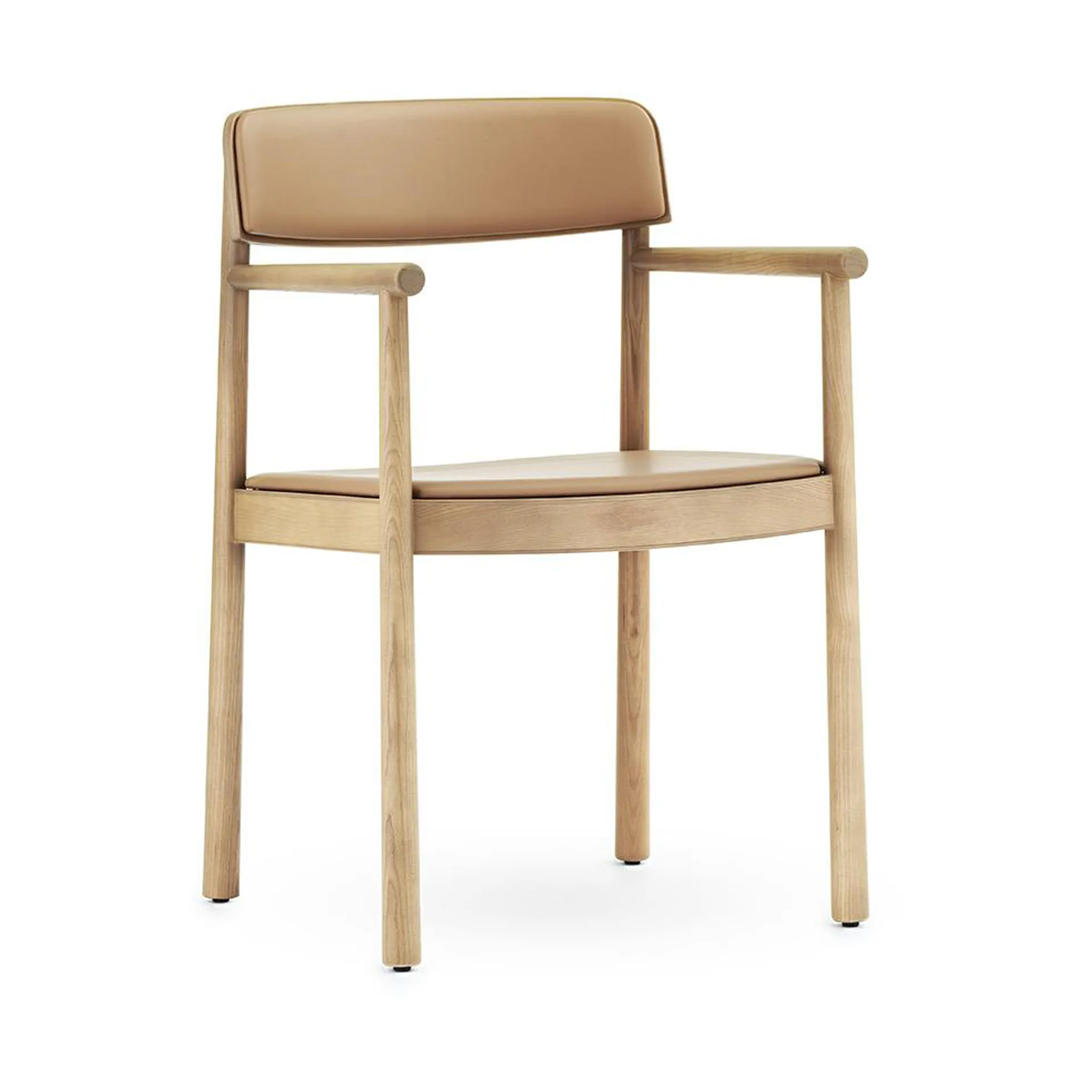 Silla Timb con cojín, Tan/ Ultra Leather - Camel Normann Copenhagen