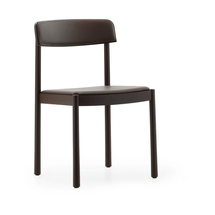 Silla Timb - Marrón cenizo – cuero ultra chocolate - Normann Copenhagen