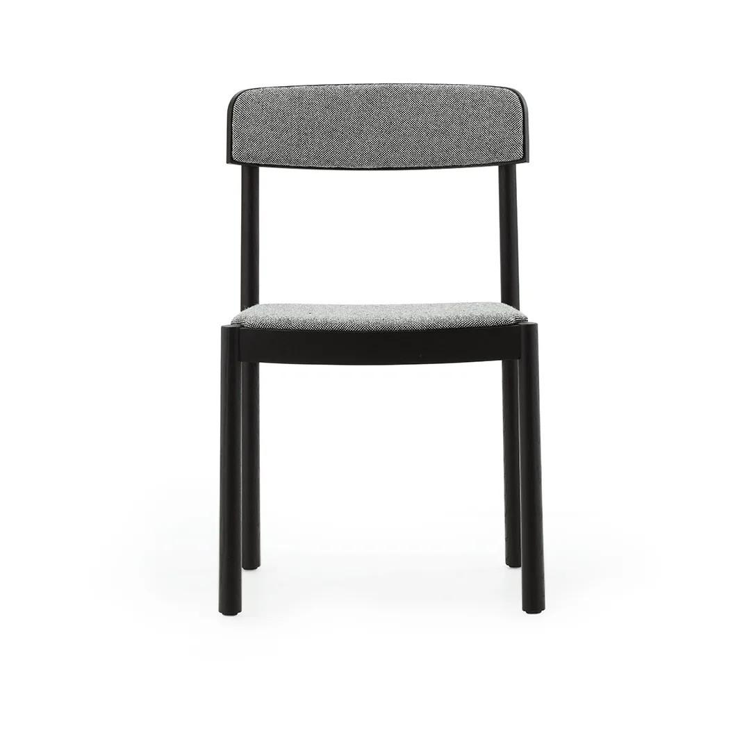 Silla Timb, Negro cenizo - tejido Hallingdal 166 Normann Copenhagen