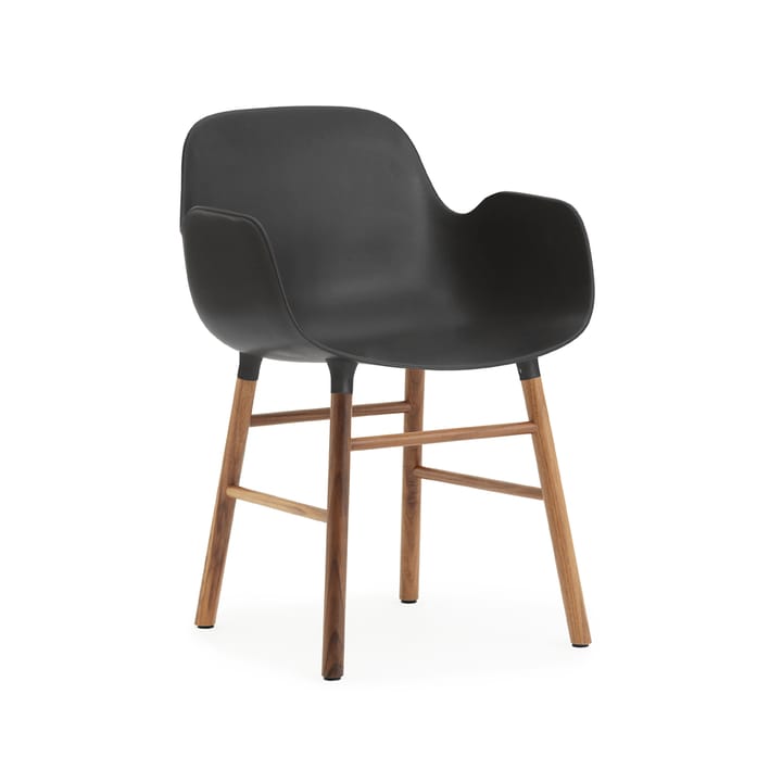 Sillón Form - Black, patas de nogal - Normann Copenhagen