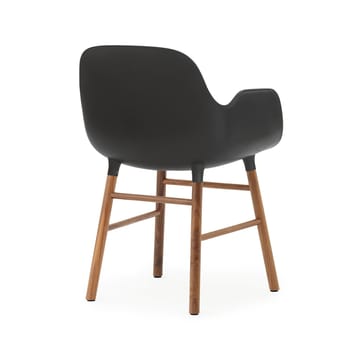 Sillón Form - Black, patas de nogal - Normann Copenhagen