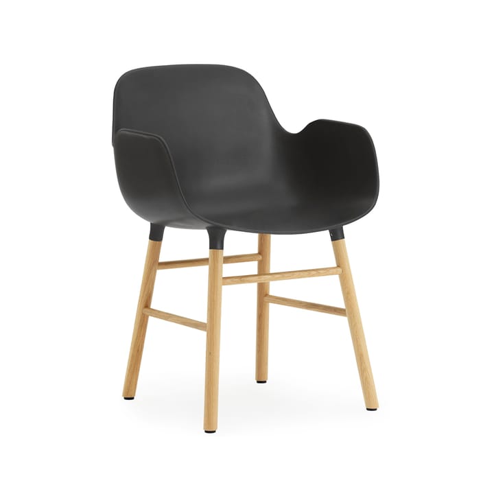 Sillón Form - Black, patas de roble - Normann Copenhagen