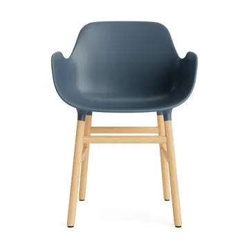 Sillón Form - Blue, patas de roble - Normann Copenhagen