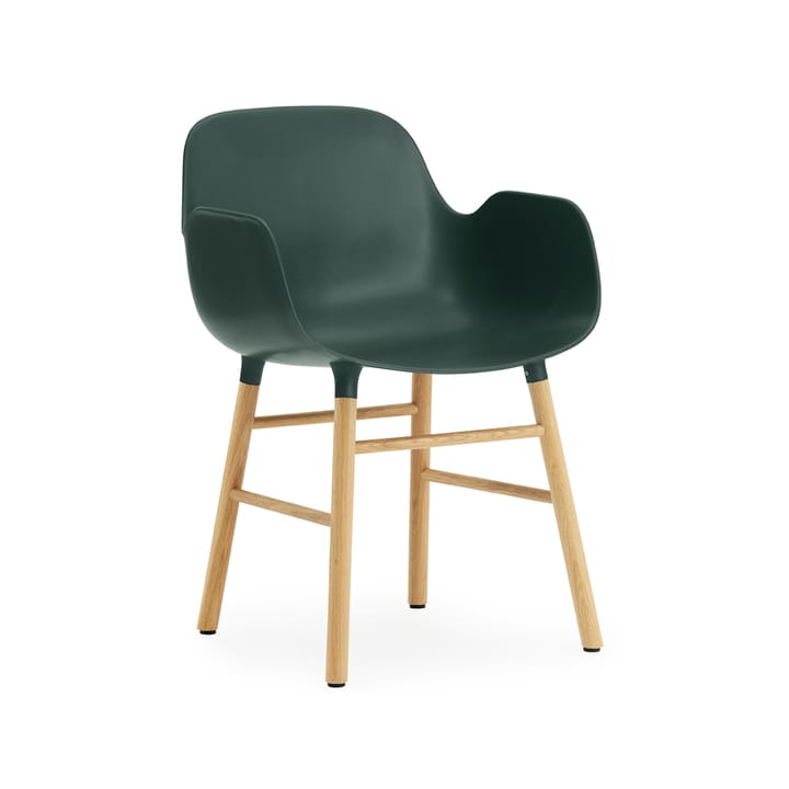 Sillón Form - Green, patas de roble - Normann Copenhagen