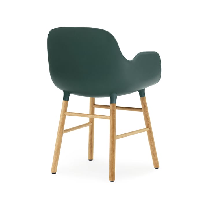 Sillón Form, Green, patas de roble Normann Copenhagen