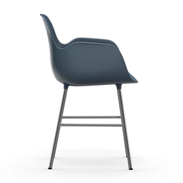 Sillón Form patas cromadas - Azul - Normann Copenhagen