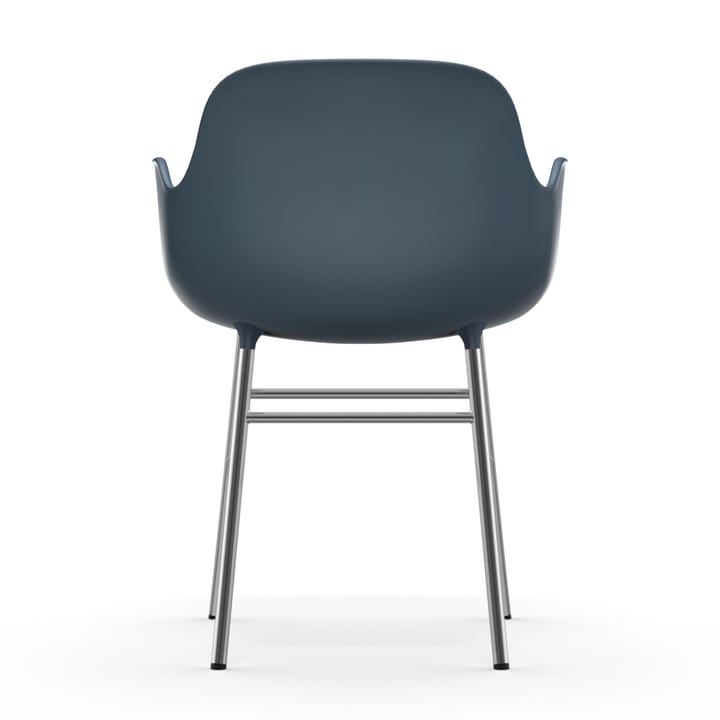Sillón Form patas cromadas, Azul Normann Copenhagen