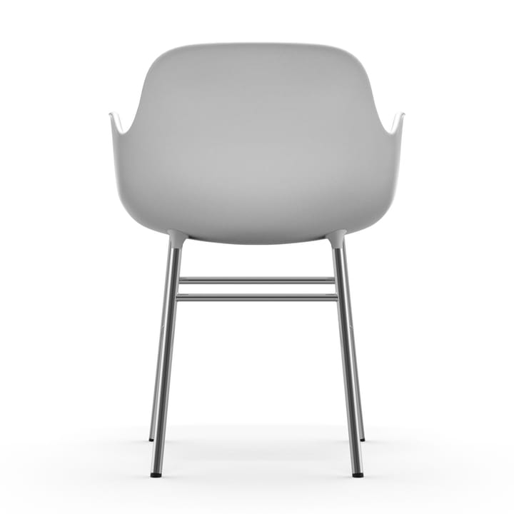 Sillón Form patas cromadas, Blanco Normann Copenhagen