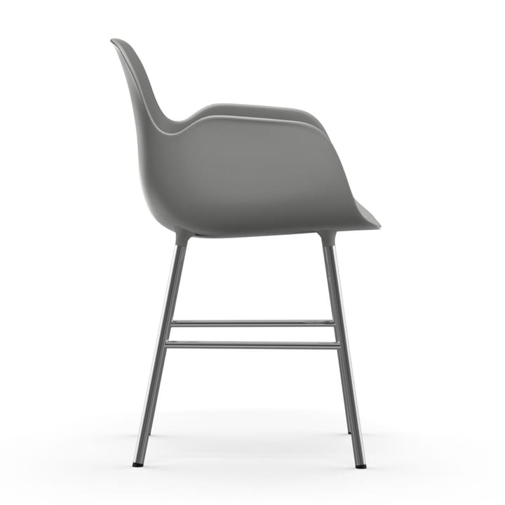 Sillón Form patas cromadas - Gris - Normann Copenhagen