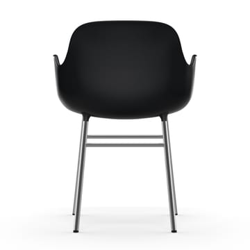 Sillón Form patas cromadas - Negro - Normann Copenhagen