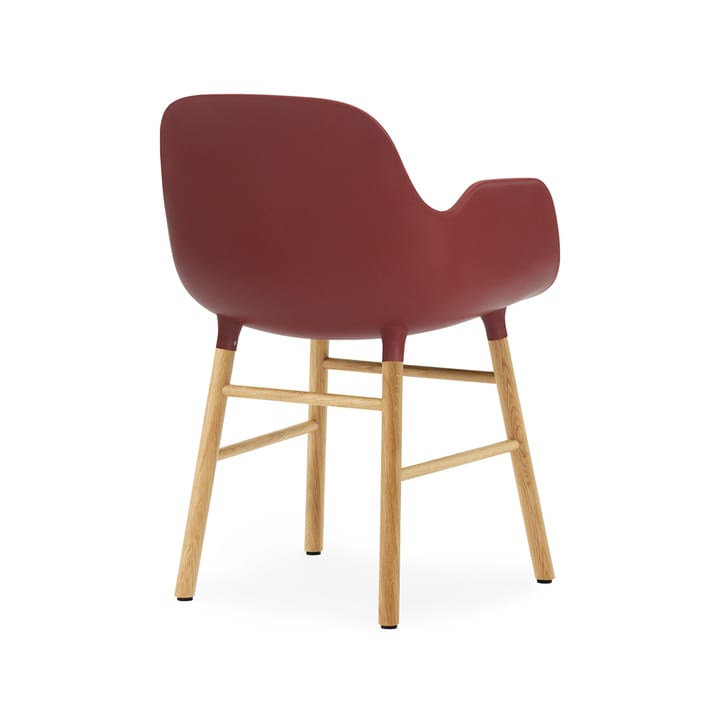 Sillón Form, Red, patas de roble Normann Copenhagen
