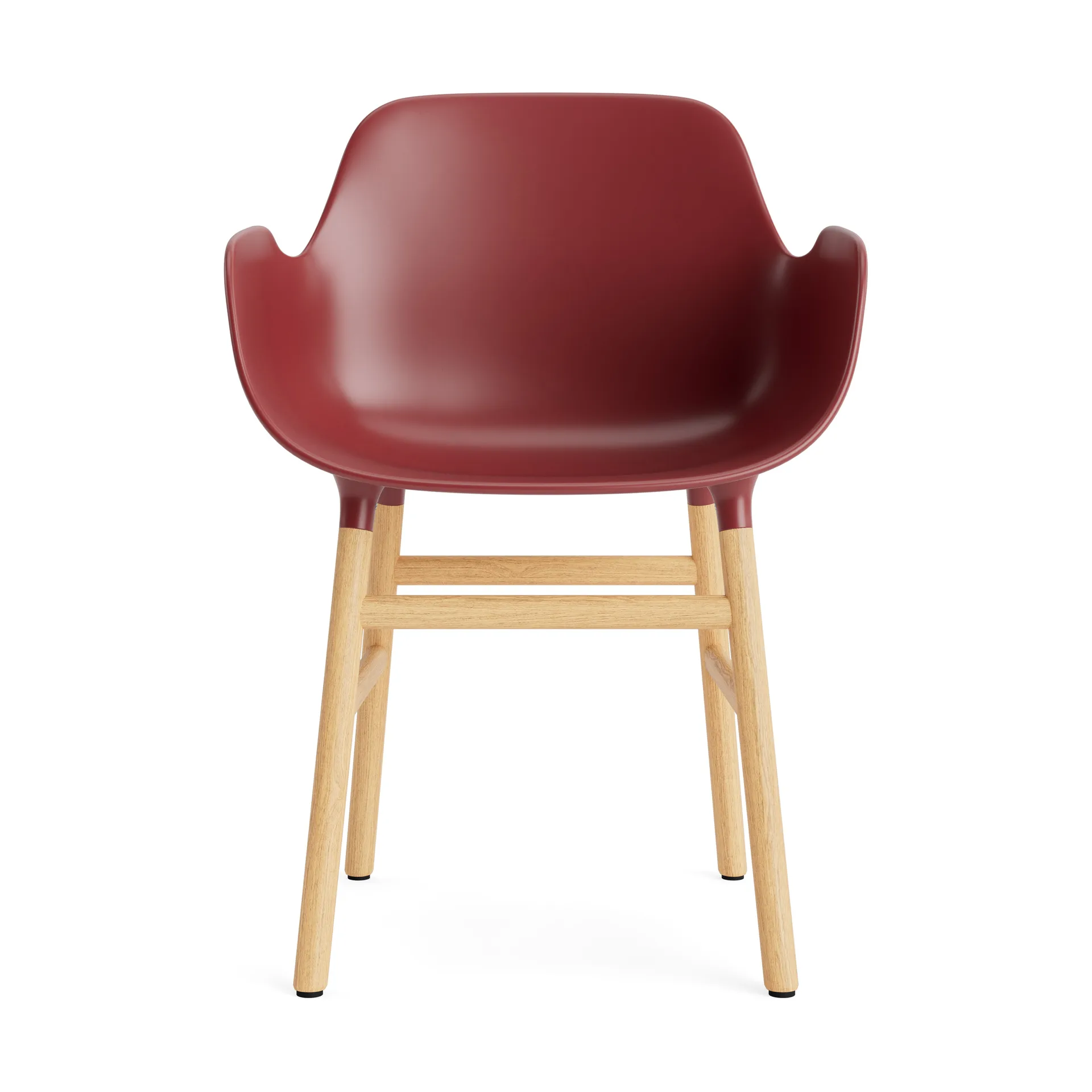 Sillón Form, Red, patas de roble Normann Copenhagen