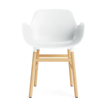 Sillón Form - White, patas de roble - Normann Copenhagen