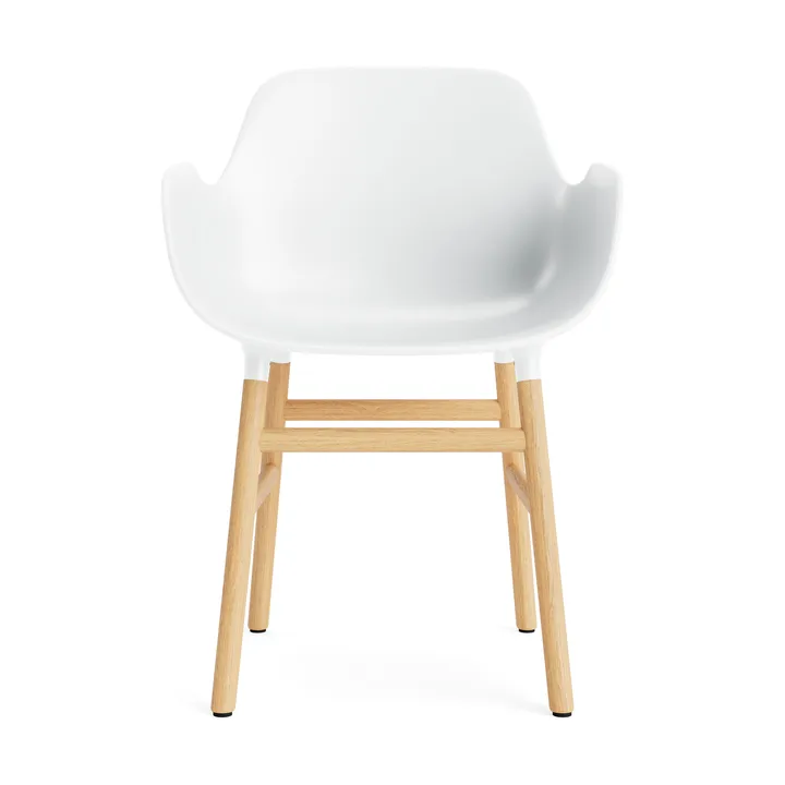 Sillón Form - White, patas de roble - Normann Copenhagen
