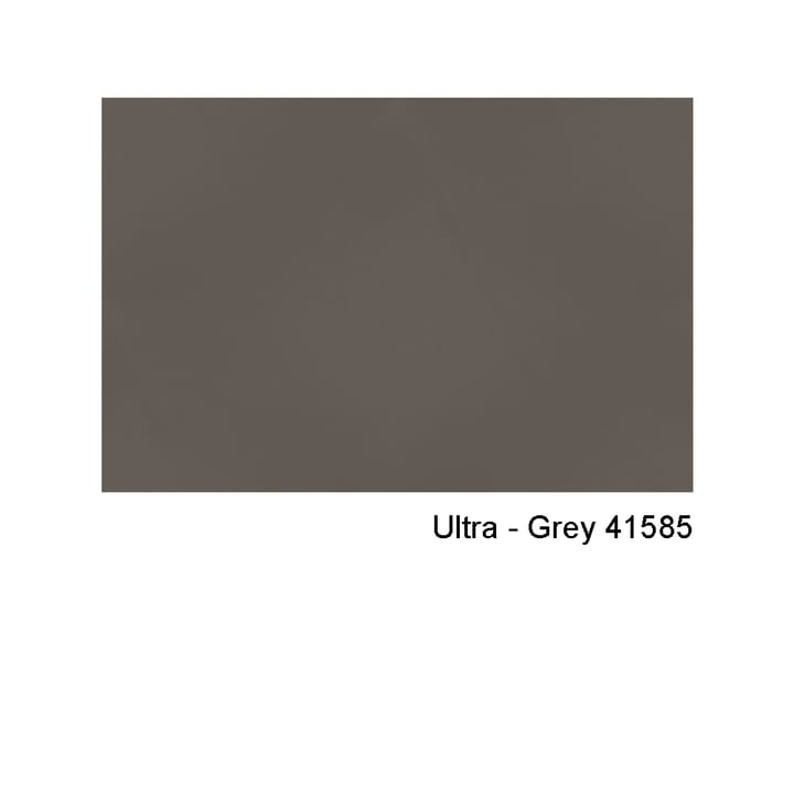 Sillón Hyg - Cuero ultra 41585 gris, pie giratorio de aluminio - Normann Copenhagen