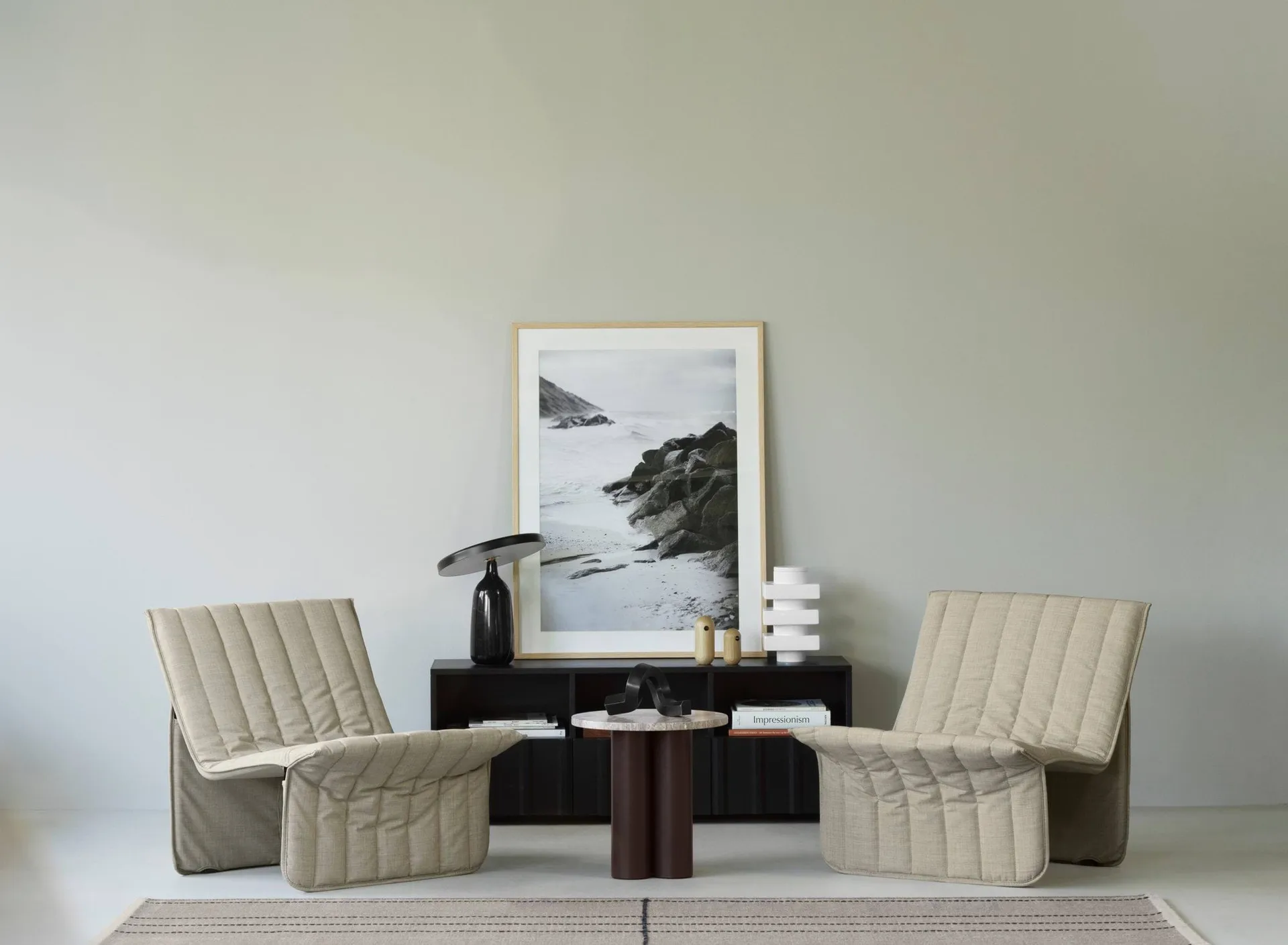 Sillón lounge Limit, Piel Ultra 41599 negro Normann Copenhagen