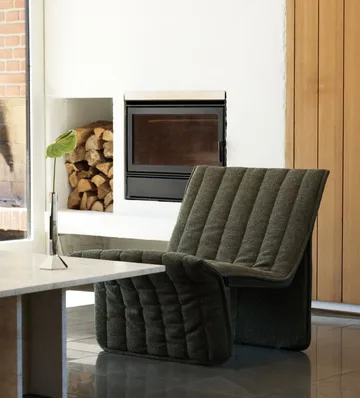 Sillón lounge Limit - Remix 356 marrón oscuro - Normann Copenhagen