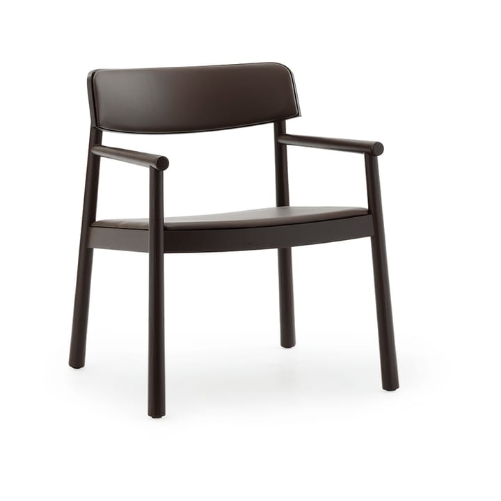 Sillón Timb - Marrón cenizo – cuero ultra chocolate - Normann Copenhagen