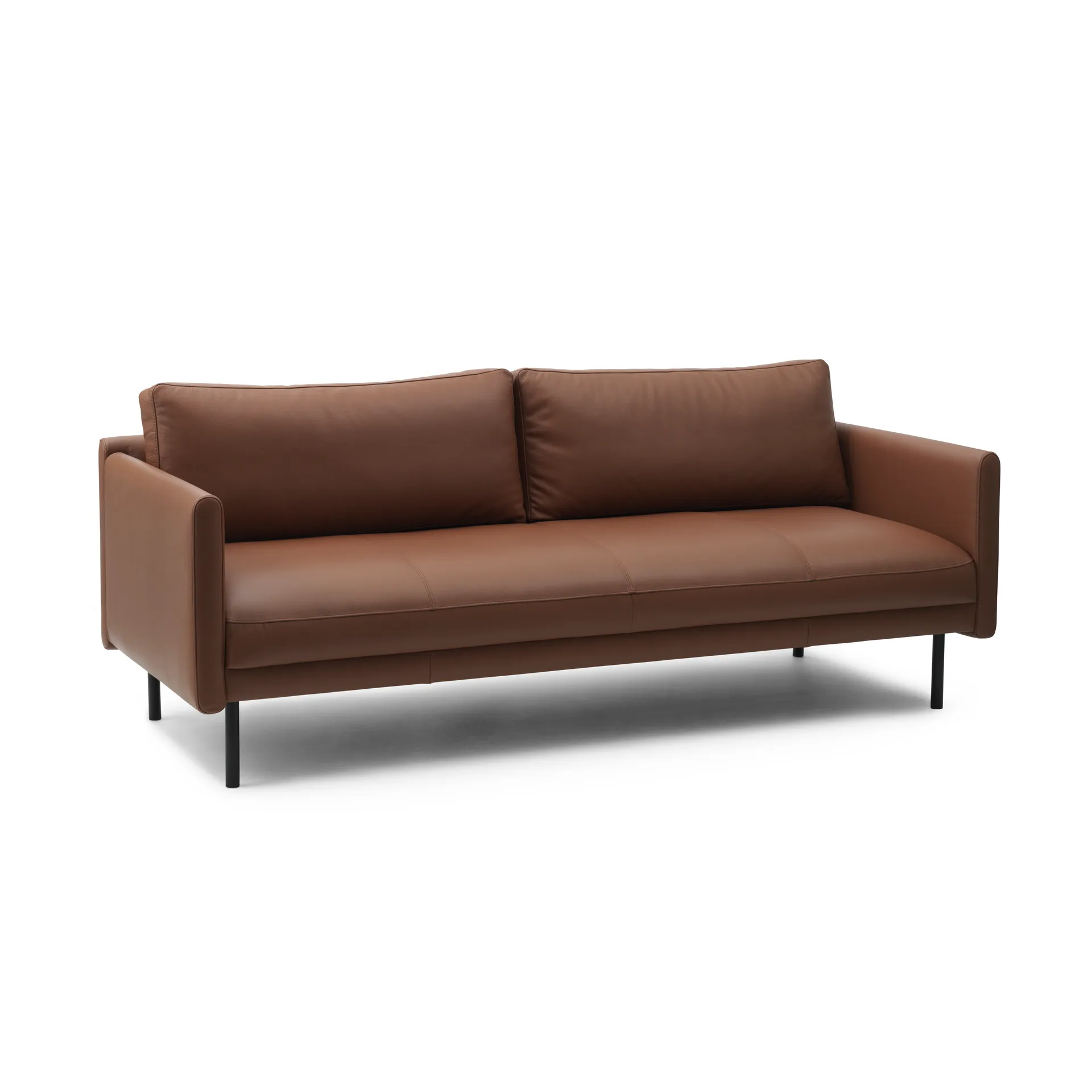 Sofá de 3 plazas Rar, Omaha leather cognac Normann Copenhagen
