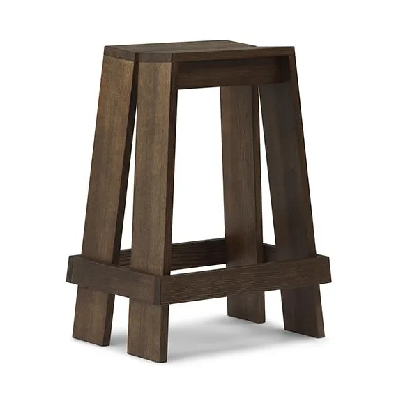 Taburete alto Let 65 cm, Brown Stained Ash Normann Copenhagen