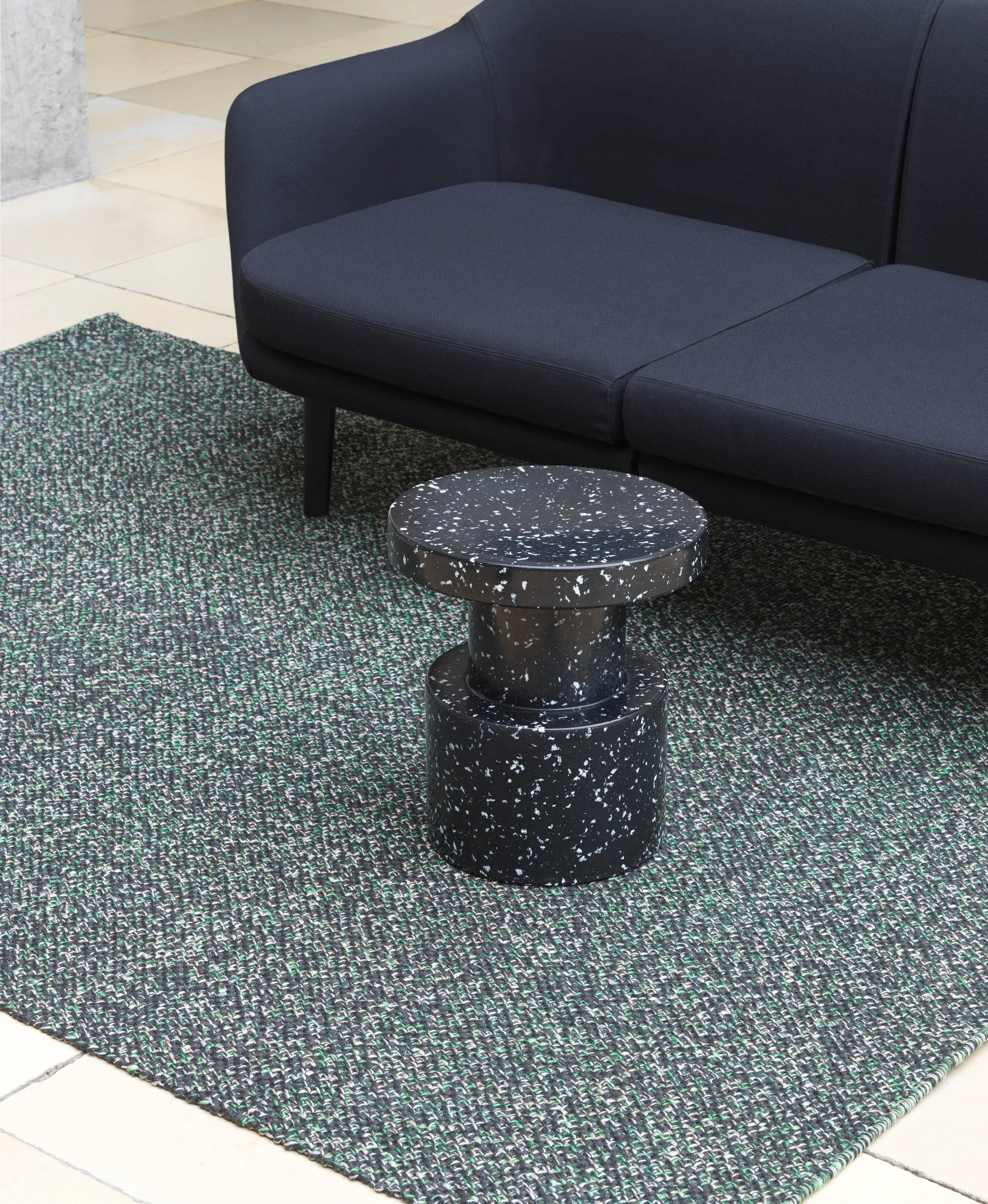 Taburete Bit, negro-multi Normann Copenhagen