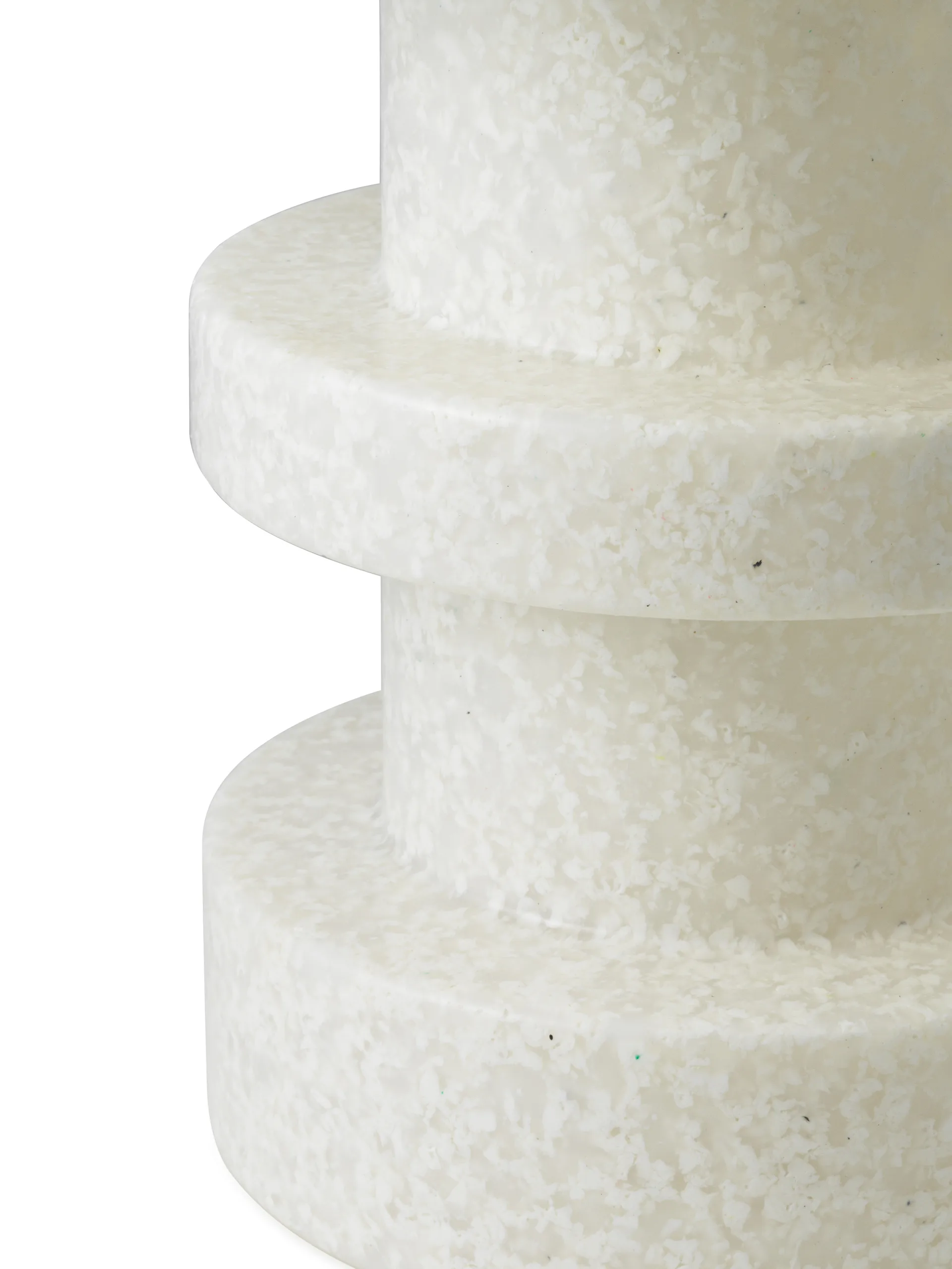 Taburete Bit Stack, Blanco-blanco Normann Copenhagen