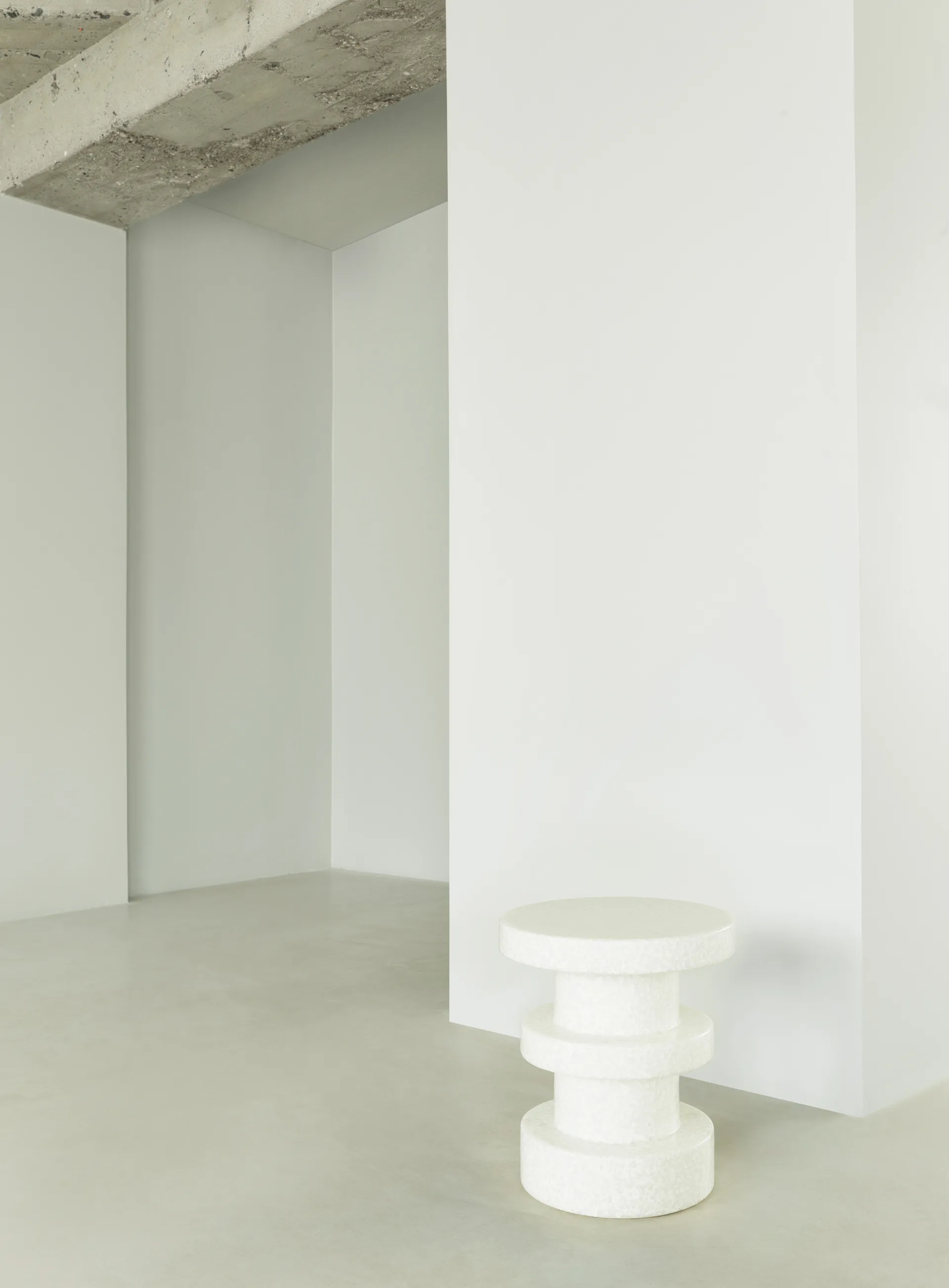 Taburete Bit Stack, Blanco-blanco Normann Copenhagen