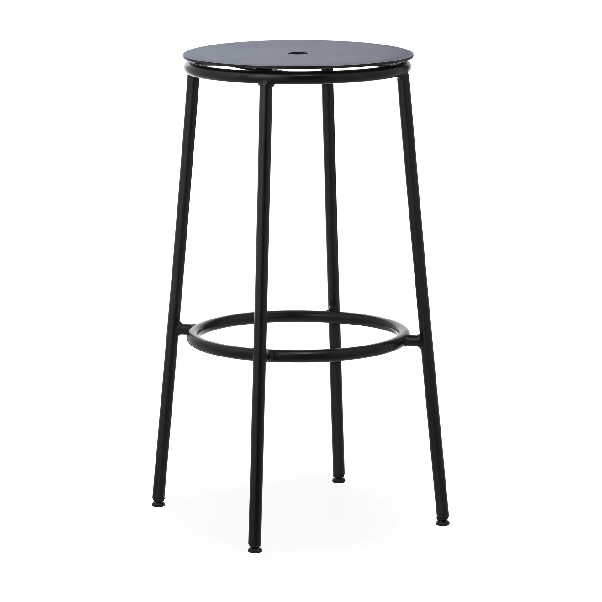 Taburete de bar Circa 75 cm., Aluminio negro Normann Copenhagen