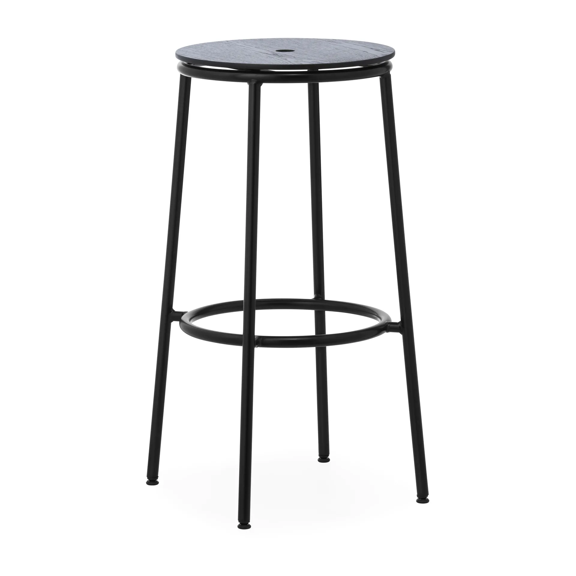 Taburete de bar Circa 75 cm., roble negro Normann Copenhagen